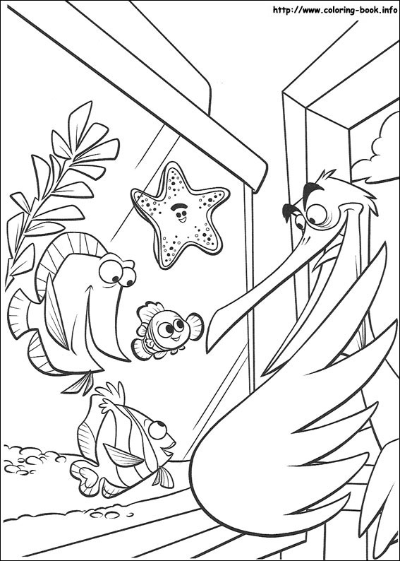 Finding Nemo coloring picture